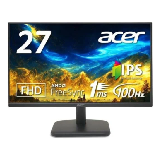 Acer EK271 - 27" Monitor FullHD 1920x1080 100Hz 16:9 VA 1ms 250Nit HDMI VGA